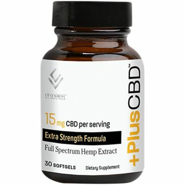 CV Sciences Plus CBD Oil Gold 15mg -- 30 Softgels