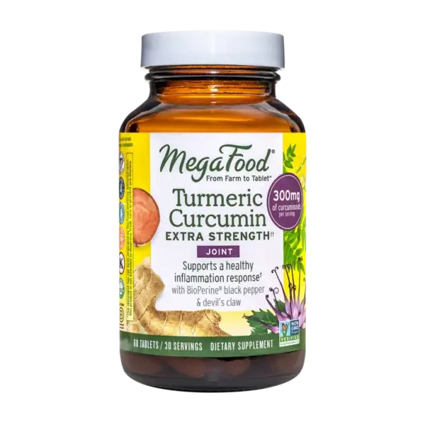 MegaFood Turmeric Curcumin Extra Strength, Joint 60 Tabs.