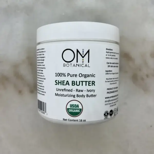 OM Botanical Shea Butter 100 Pure Organic, Unrefined  16 oz