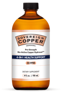 Pro Strength Bio-Active Copper Hydrosol 30 PPM - 4 OZ. Twist Top #1