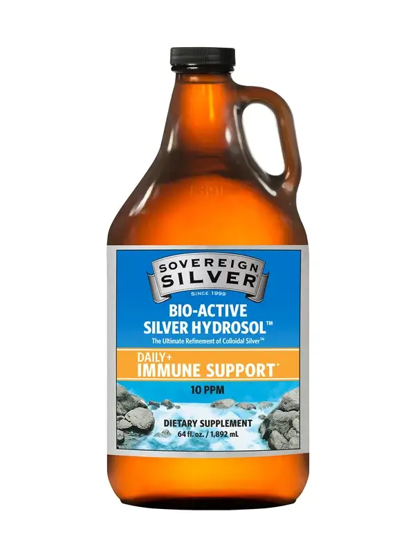 Sovereign Silver Bio-Active Silver Hydrosol 64 OZ.