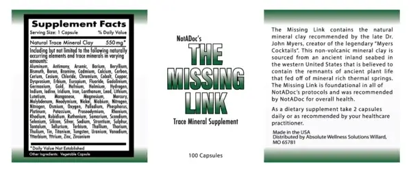The Missing Link 100 Vegetable Capsules #1