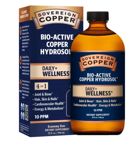 Bio-Active Copper Hydrosol - 32 OZ. Twist Top #1